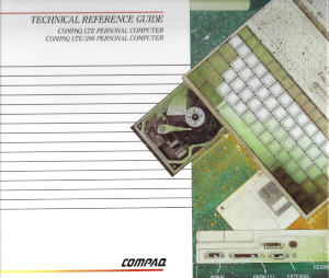 Technical Reference Guide COMPAQ LTE Personal Computer COMPAQ LTE/286 Personal Computer (Mar 1990)