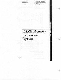 IBM 5170 128KB Memory Expansion