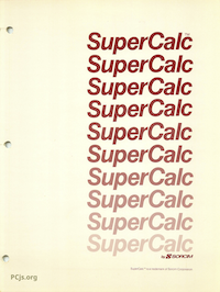 SuperCalc 1.10 Manual
