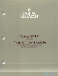 Pascal/MT+ Programmer's Guide