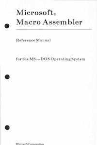 MS Macro Assembler Reference Manual (1984)