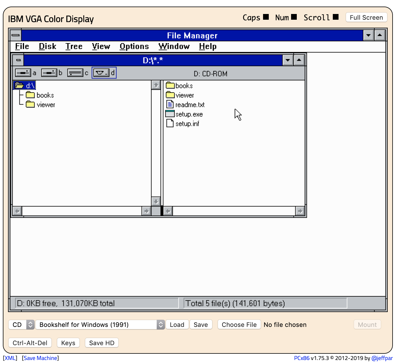 Bookshelf for Windows 1991 - Install 1 of 4