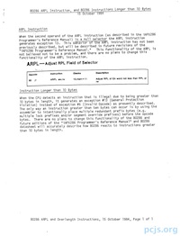 Intel 80286 ARPL and Overlength Instructions (Oct 15, 1984)
