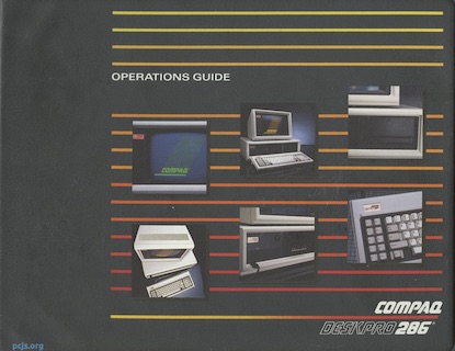 COMPAQ DeskPro 286 Operations Guide (Feb 1987)