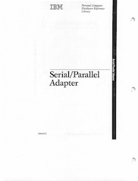 IBM 5170 Serial/Parallel Adapter