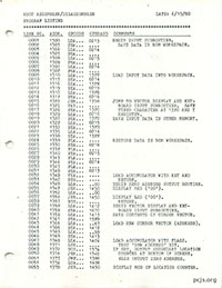 6502 Disassembler Listing (by Jeff Parsons, June 1980)
