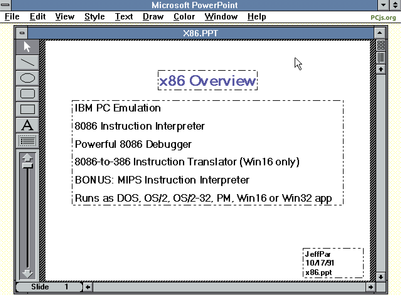 X86 PowerPoint Presentation