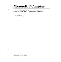 C Compiler User's Guide