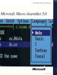 MASM 5.00 CodeView and Utilities Guide