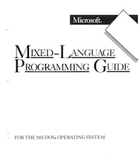 Mixed-Language Programming Guide (1987)
