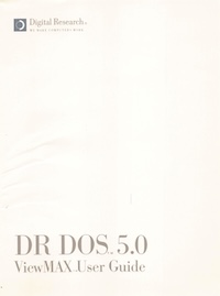 DR DOS 5.0 ViewMAX User Guide (1990)