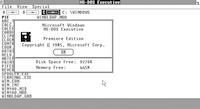 Microsoft Windows 1.0 ("Premiere Edition")